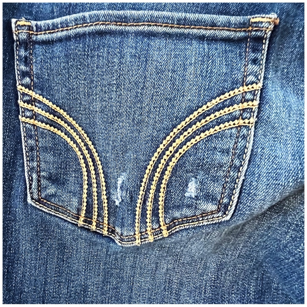 Hollister Distressed Raw Hem Jeans Size 29 - Picture 6 of 16